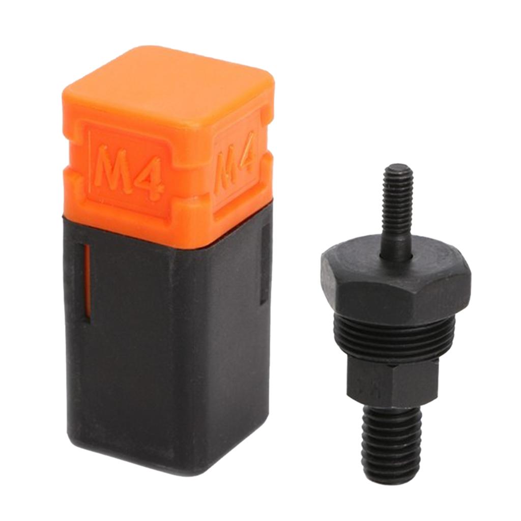 6 Pieces Steel Hand Nut Riveter Gun M4-M6 Nut Rivet Mandrels Tools Parts
