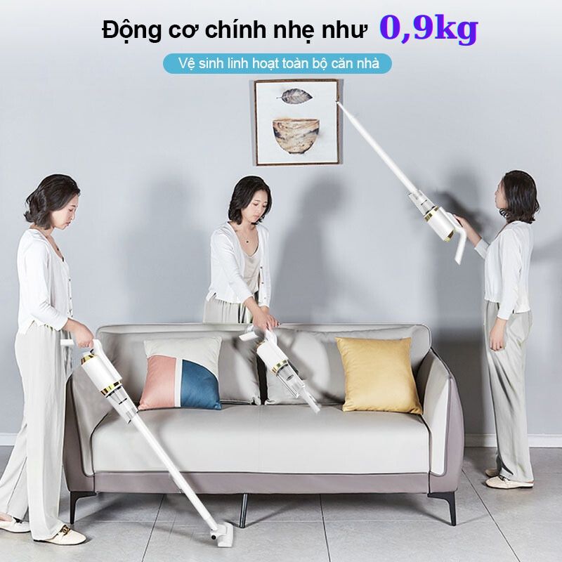 Máy Hút Bụi Cầm Tay, Máy Hút Bụi Mini Không Dây, Máy Hút Bụi Vệ Sinh Ô Tô, Gia Đình, Hút Bụi Giường Nệm, Máy Hút Lông Chó Mèo