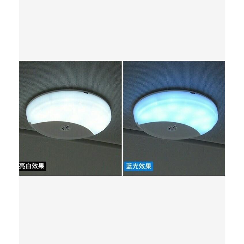 Đèn Led Cảm Ứng Dán Trần Ô Tô 2 Chế Độ Ngày - Đêm - đèn led trần tròn cảm ứng 2 Chế Độ Ánh sáng