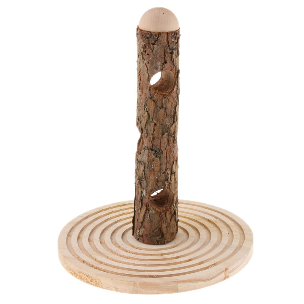 Wooden Feeder Vertical Pet Hay Rack Rabbit Chinchilla Small Animal Supplies