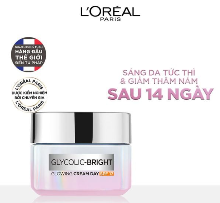 Kem Dưỡng L'Oreal Sáng Mịn Mờ Thâm Nám 50ml