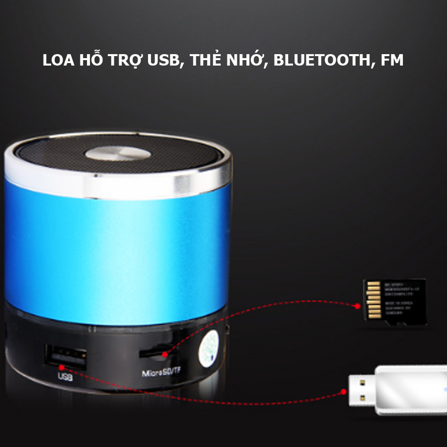 Loa Siêu Trầm F20 Hỗ Trợ Bluetooth, USB, Thẻ Nhớ, Nghe Đài FM (Màu giao ngẫu nhiên)