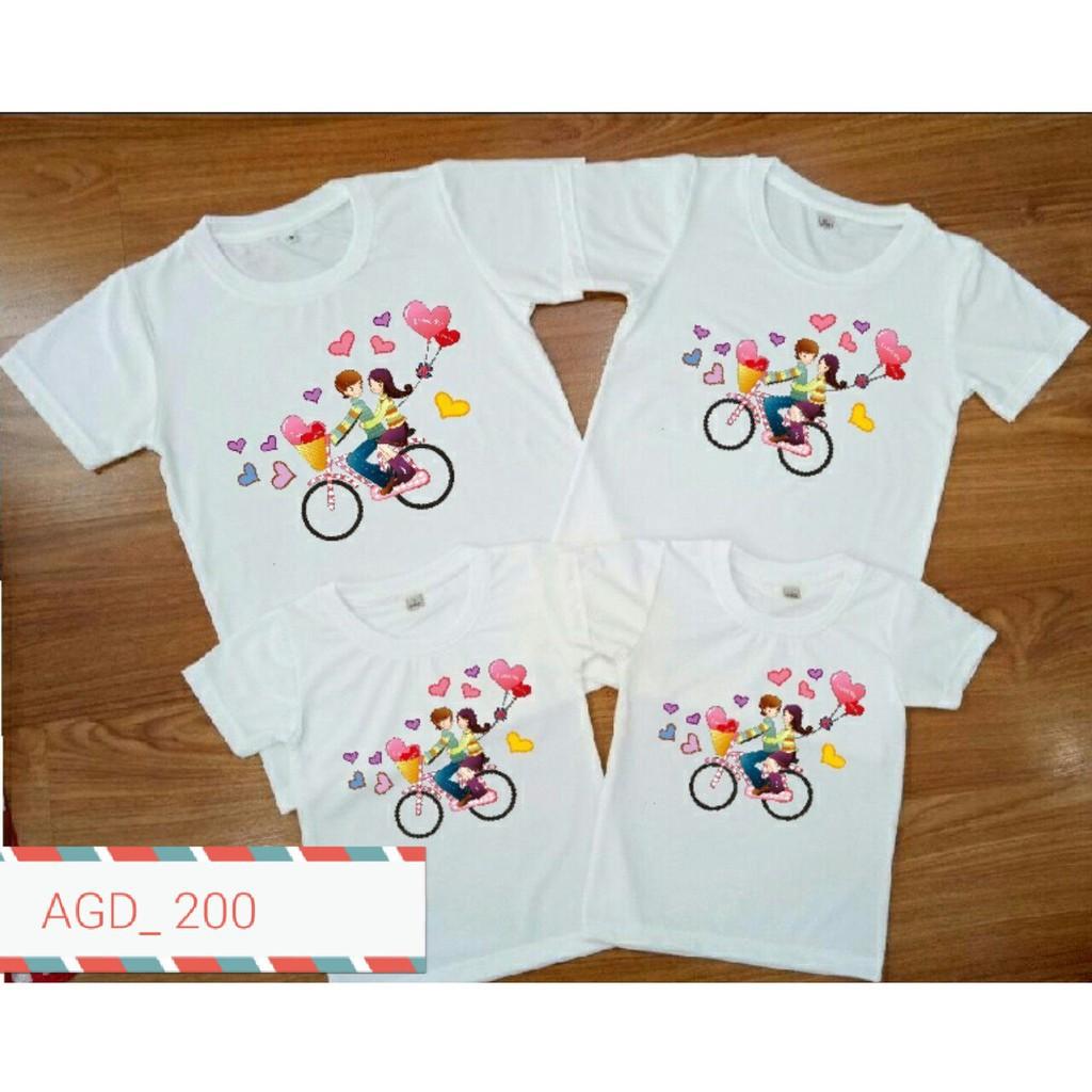 Áo gia đình mẫu đạp xe - MÃ AGD 200