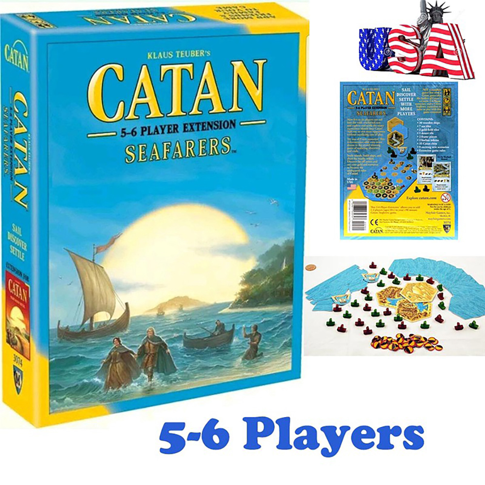 Bộ trò chơi Board Game Catan Extension Seafarers Bản Mở Rộng 5-6 Người Chơi