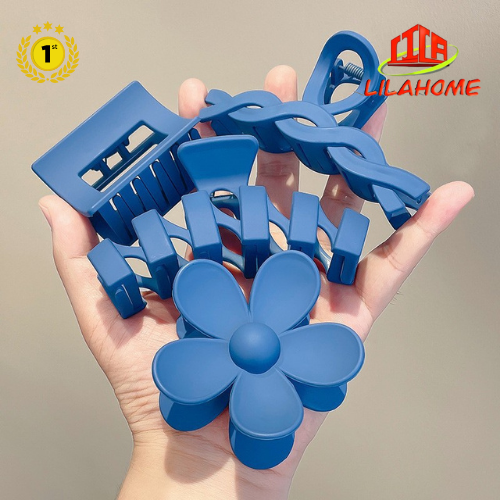 Set Kẹp Tóc 8 Món Xanh Coban Thời Trang Hàn Quốc Siêu Xinh - Hàng Chính Hãng