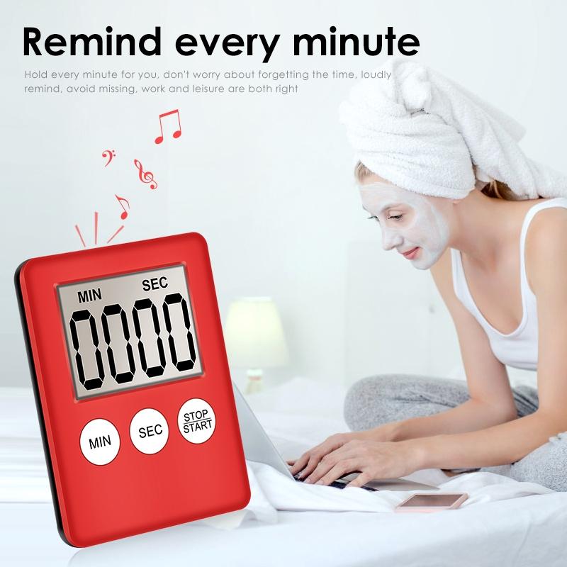 Đồng Hồ Hẹn Giờ Nấu Ăn Màn Hình Lcd Tiện Dụng