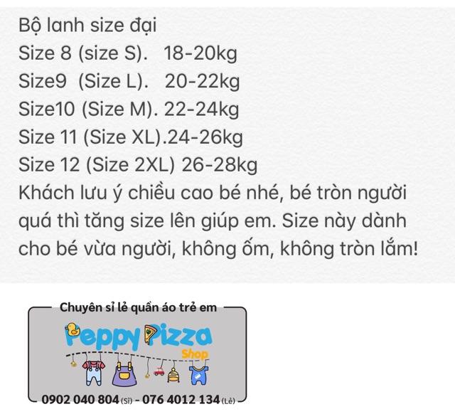 Bộ đồ lanh size đại sát nách bé trai