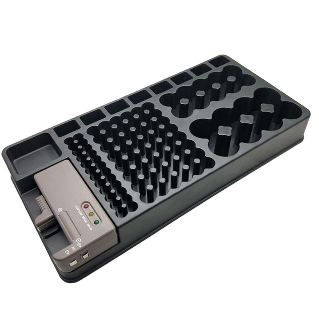 AAA AA 9V Battery Storage Case Organizer With 100 Holder Holds Box
