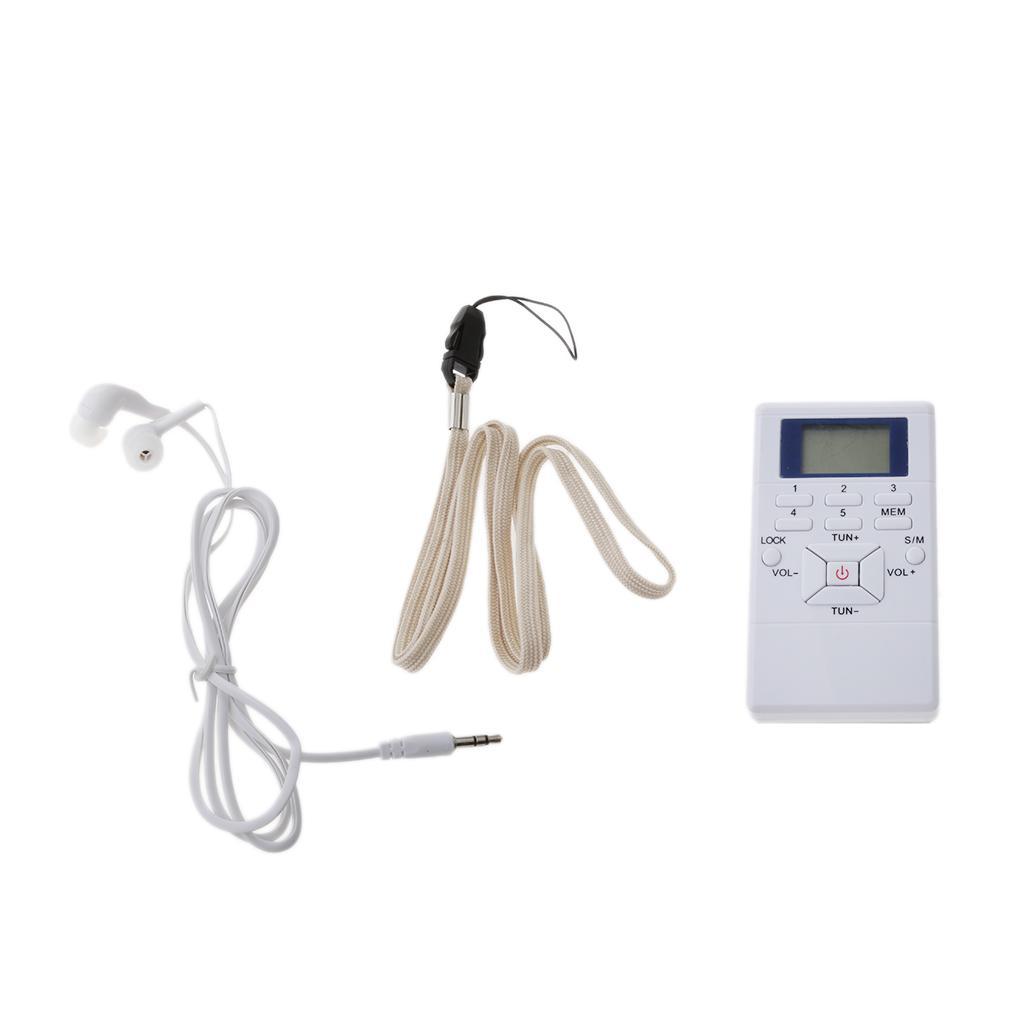 FM , Personal Digital Tuning Receiver Stereo with 2x AAA Battery