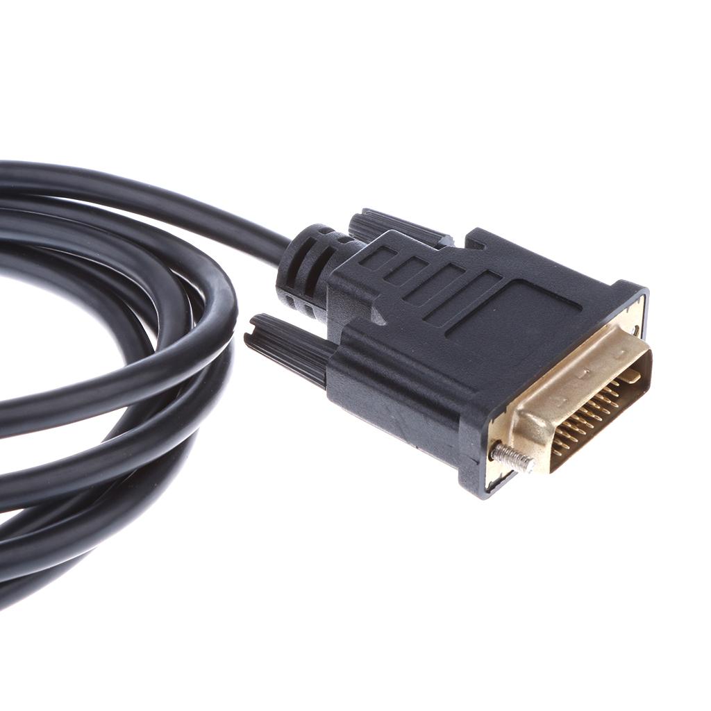 1.8M/6FT DP To DVI Cable Gold Plated 1080P DisplayPort DP To VGA Adapter