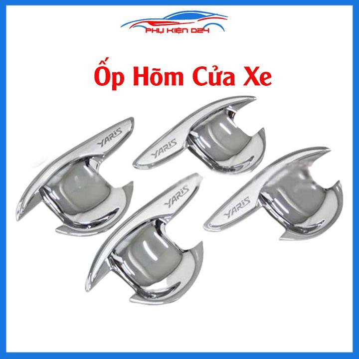 Ốp tay hõm mạ crom Yaris 2014-2015-2016-2017 sáng bóng chống trầy bảo vệ cửa xe ô tô