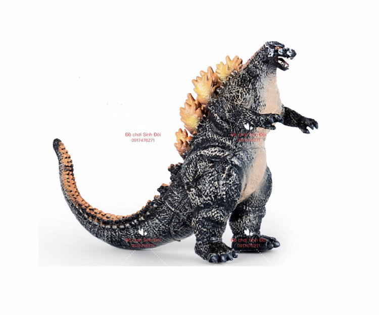 Mô hình khổng Long Gidzilla cao 15cm - mô hình động vật - màu ngẫu nhiên