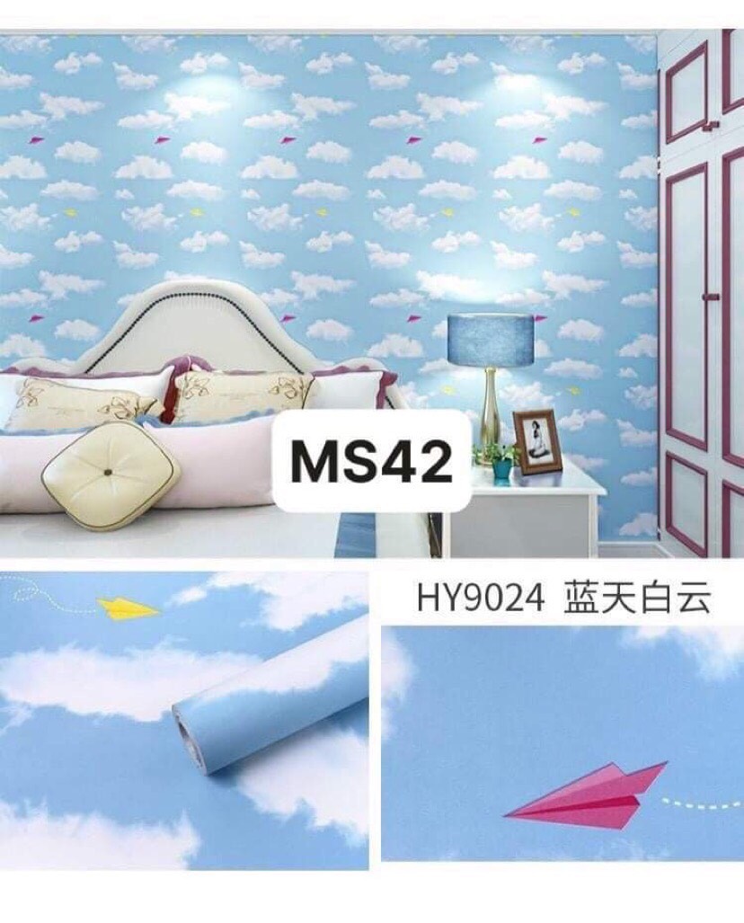 Hàng Cao Cấp - 10M Decal Dán Tường Bầu Trời Sẵn Keo Khổ Rộng 45cm Dài 10 Mét - MS42