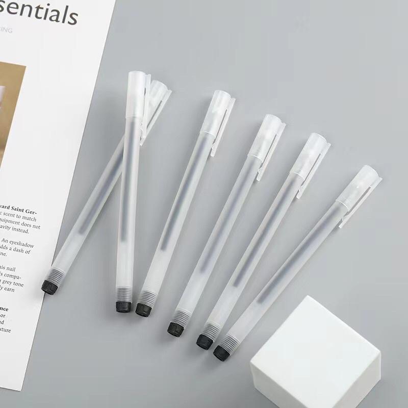 Set 20 cây bút basic mực gel nhanh khô mực đen / xanh / đỏ ngòi kim 0.5mm dùng để ghi chép
