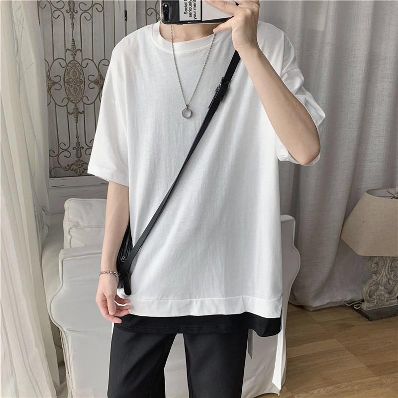 ́ thun UNISEX PHỐI VIỀN XẺ TÀ̀ ̂ ̂́ ẢNH THẬT̂́ ̣̂ % cotton ̂́, thoáng mát