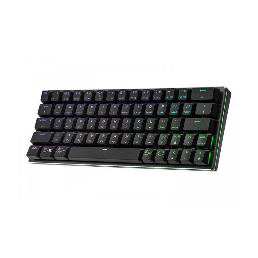 Bàn phím cơ có dây Cooler Master SK620 Black màu đen Led RGB Cherry MX Low-Profile - Hàng chính hãng