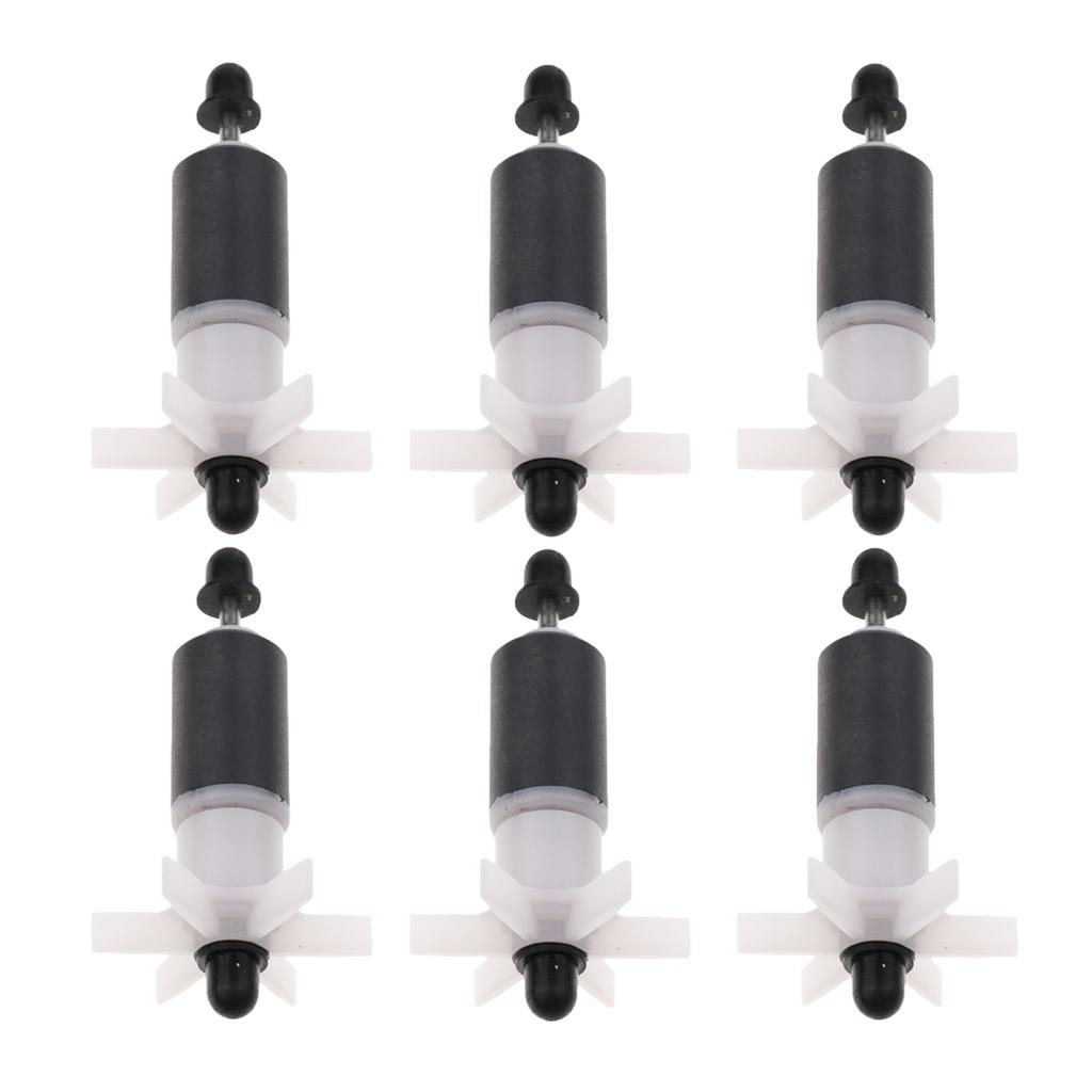 6 Pack Aquarium Filter Cartridge Rotor Filter Impeller Replacement