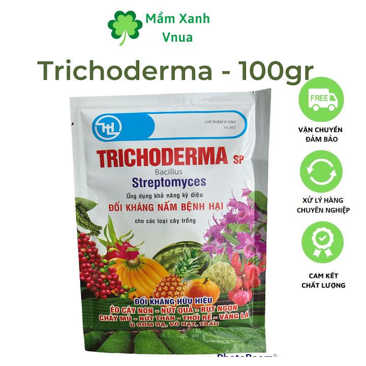 Nấm Đối Kháng Trichoderma SP Bacillus - Streptomyces - 100Gr
