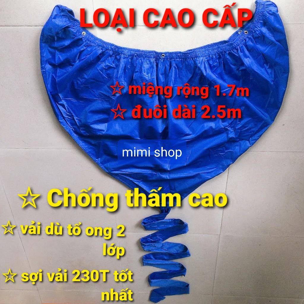 Túi vệ sinh máy lạnh tốt nhất - vải dù cao cấp, đuôi dài 2.5 mét, miệng rộng 1.7m - Áo bạt trùm rửa vệ sinh máy lạnh