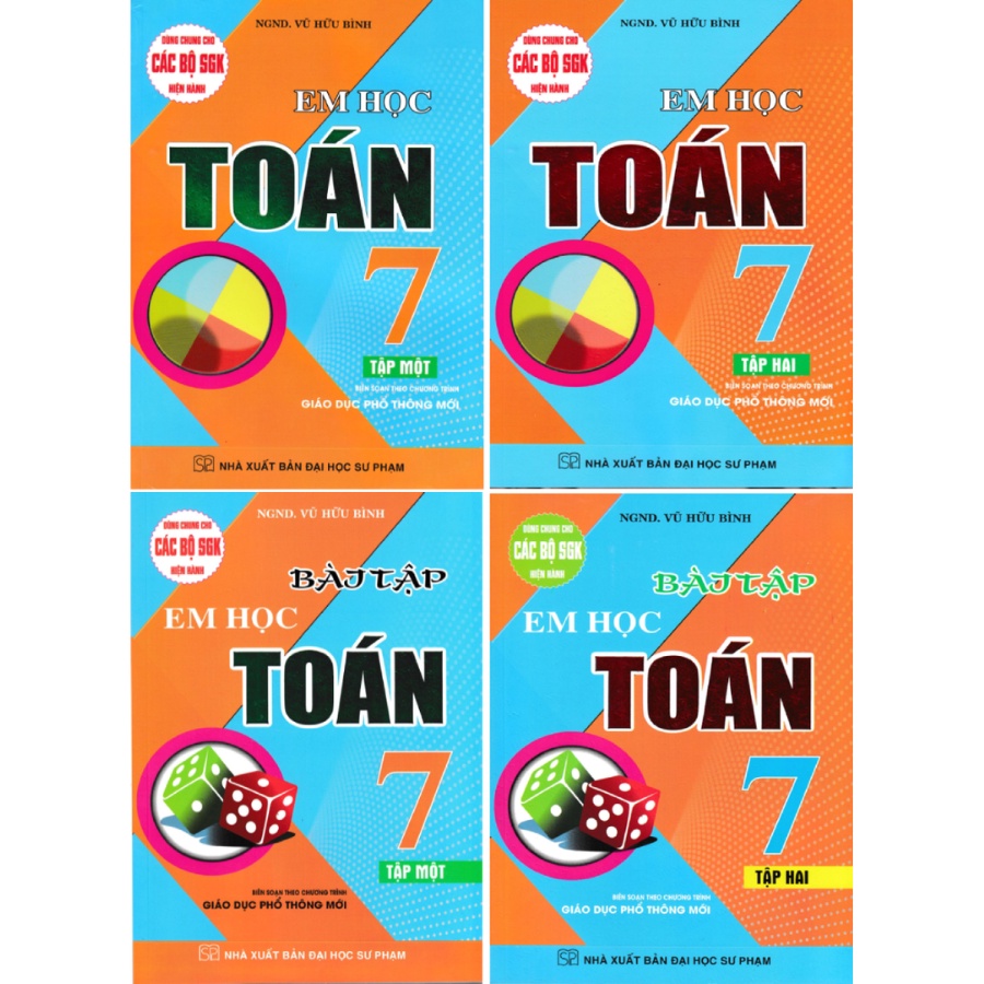 Combo Em Học Toán + Bài Tập Em Học Toán Lớp 7