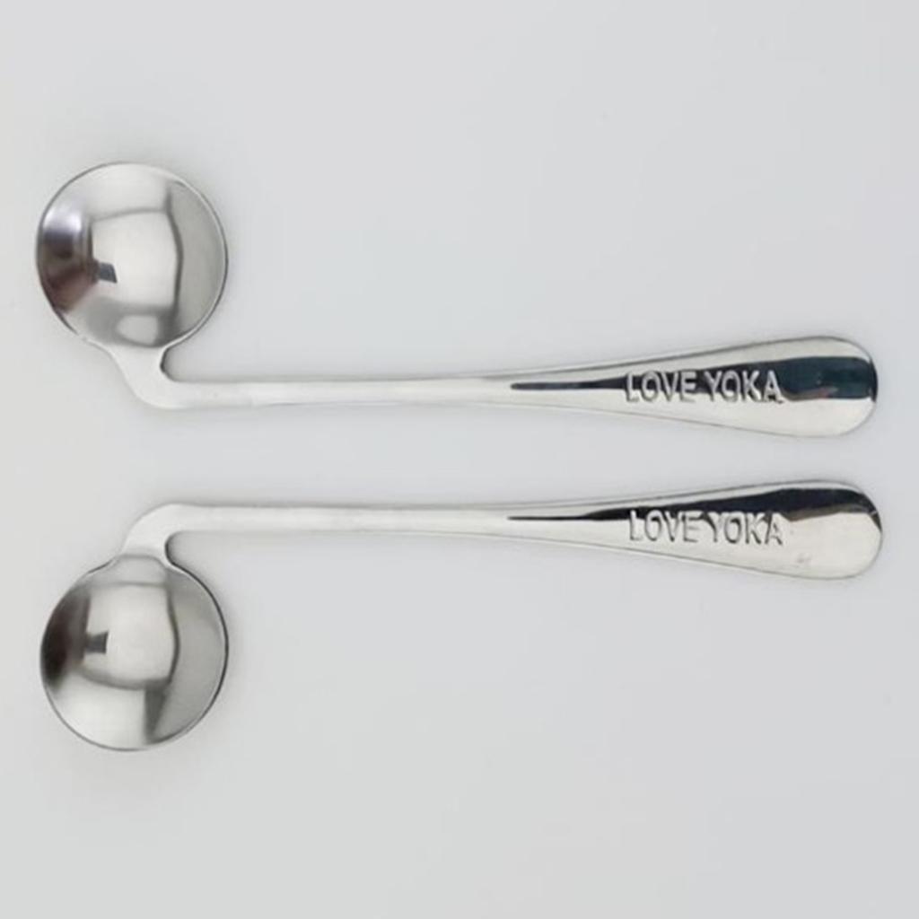 2 Pack Right Left Handed Eating Curved Spoons Patients Elderly Kids Utensils