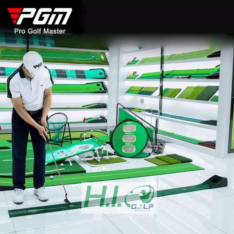 Thảm tập Putt Golf PGM hồi bóng tự động bằng điện – CH318