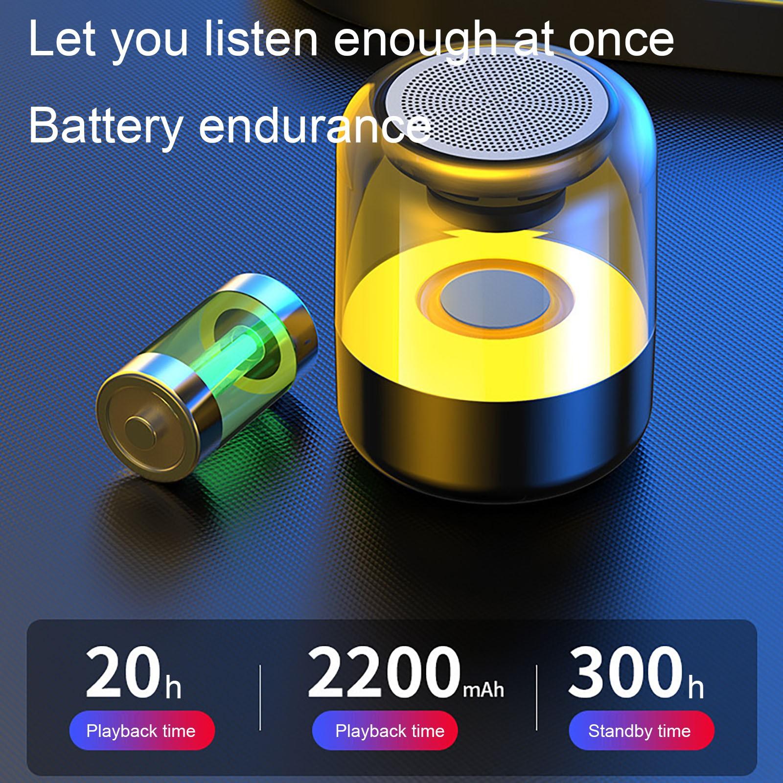 Loa bluetooth di động đầy màu sắc tws loa không dây usb tf mp3 máy nghe nhạc âm thanh ngoài trời tự làm nhà hát nhà hệ thống âm thanh: màu đen