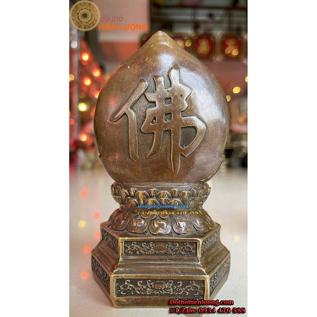 Bộ Tượng Đồng Tam Thế Phật, Tam Thánh Ngồi Bằng Đồng Màu Giả Cổ