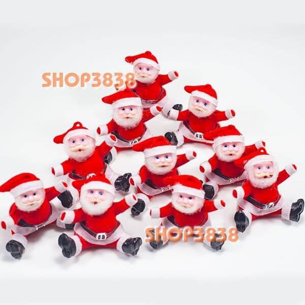 Bộ 10 Ông Già Noel Treo Trang Trí Noel, Cây Thông