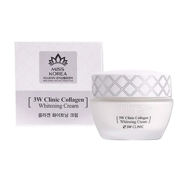 Kem Dưỡng Trắng Da Tinh Chất Collagen 3W Clinic Collagen Whitening Cream (60ml)