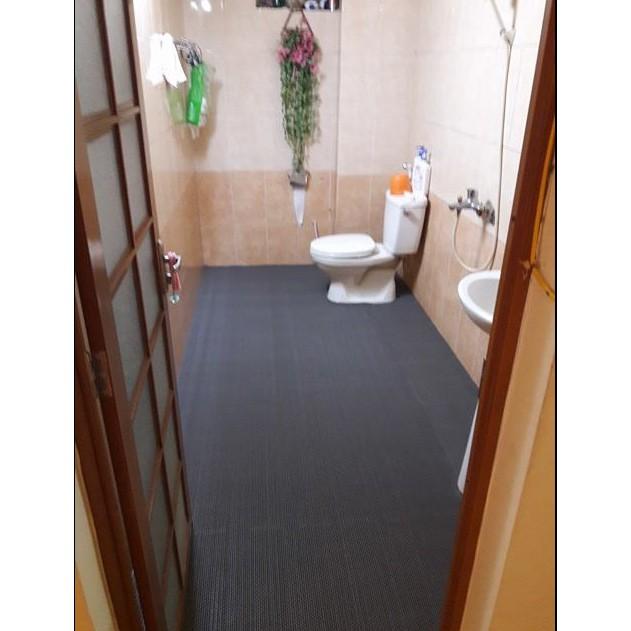 Miếng lót sàn chống trơn cho nhà tắm, nhà vệ sinh, nhà bếp và các khu vực ẩm ướt 0.9m X 1m an toàn sạch sẽ