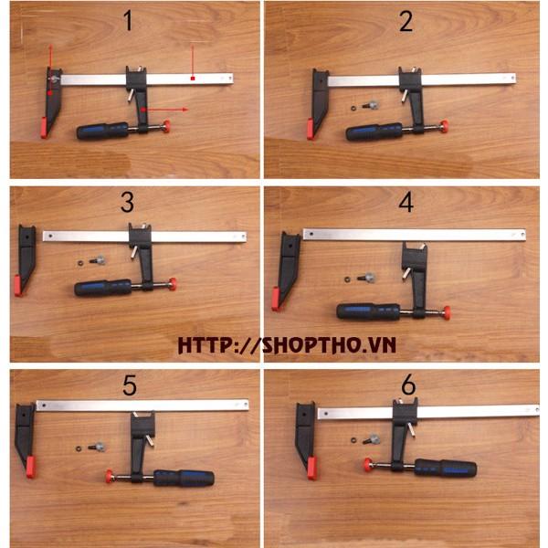 Cảo F cỡ 24" hai hướng kẹp