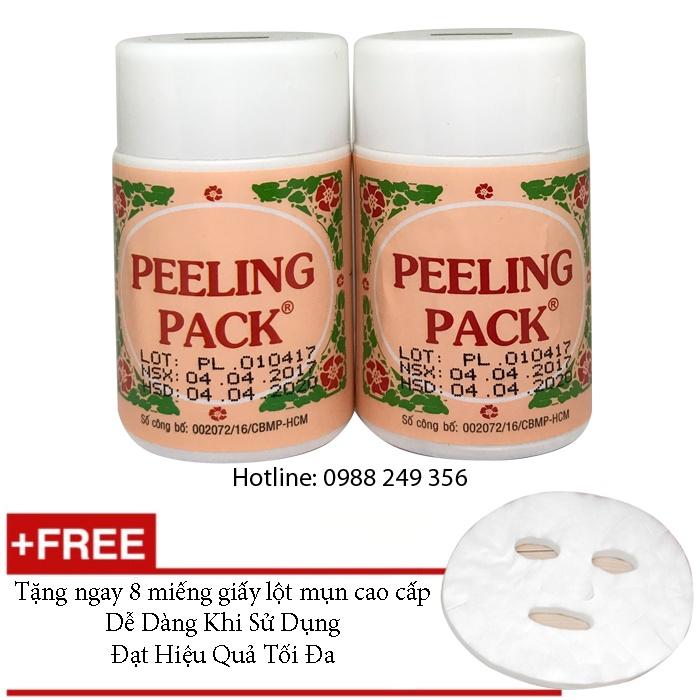 Combo 2 Gel Lột Mụn PEELING PACK Gamma 60g