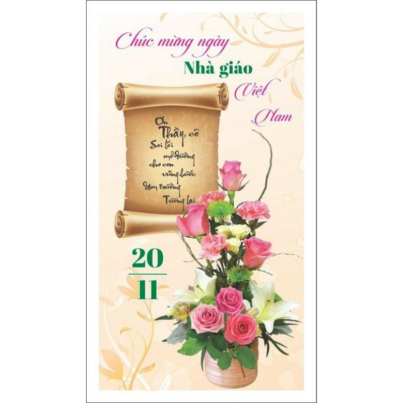 Thiệp tặng thầy cô ngày 20/11 giá rẻ