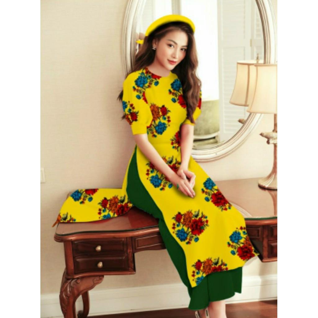 Áo dài cách tân tay búp bê