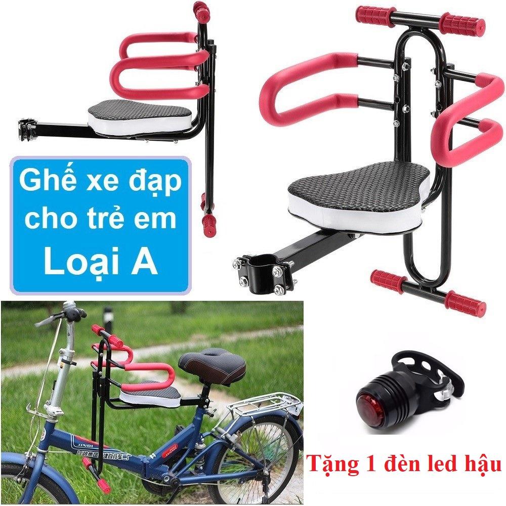 Ghế Gắn Trên Xe Đạp, Xe Điện Cho Trẻ Em Ngồi Tặng 1 đèn led hậu