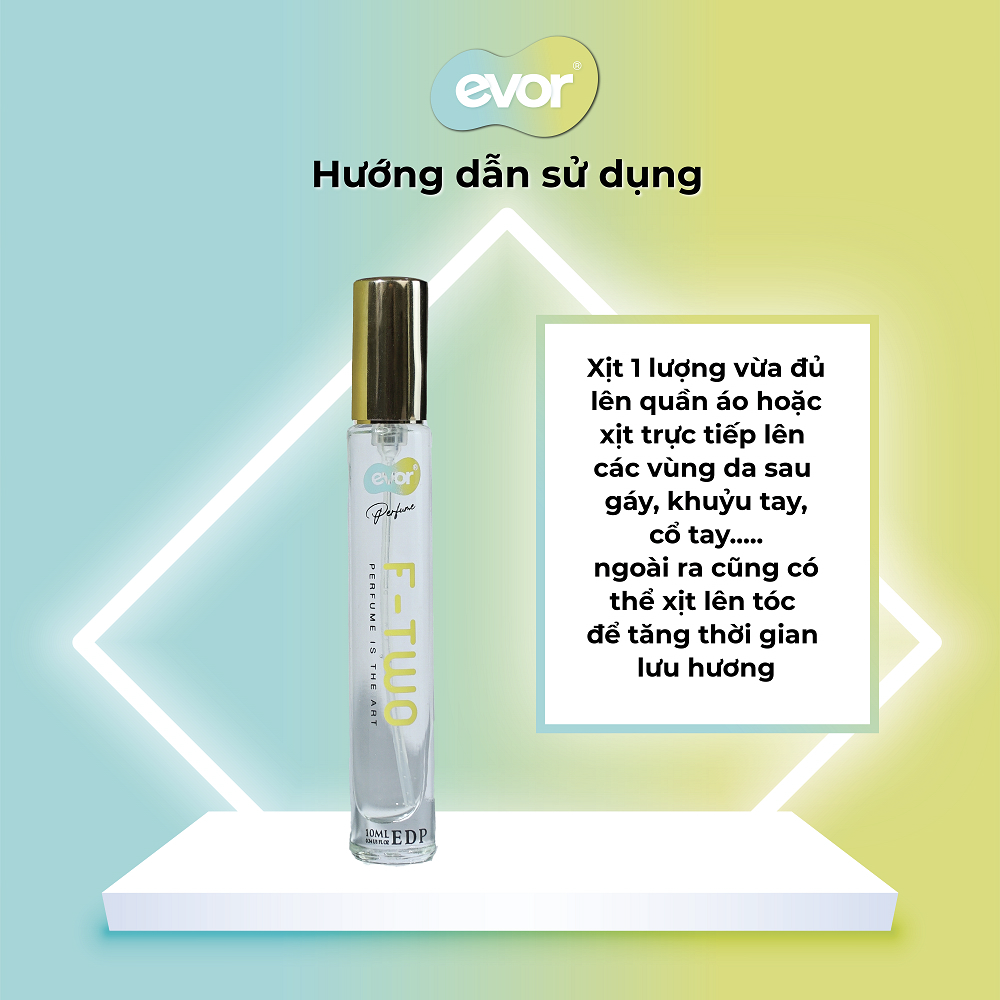 Nước hoa nữ F-TWO Perfume 10ML, hương gỗ | EVOR