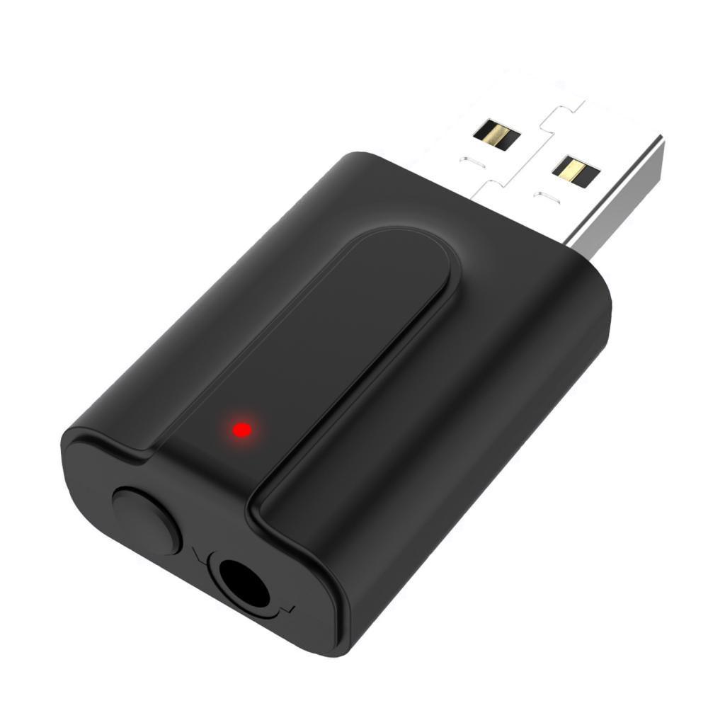 2 In 1 Bluetooth 5.0 USB Wireless Bluetooth Audio Pendrive Adapter For PC,