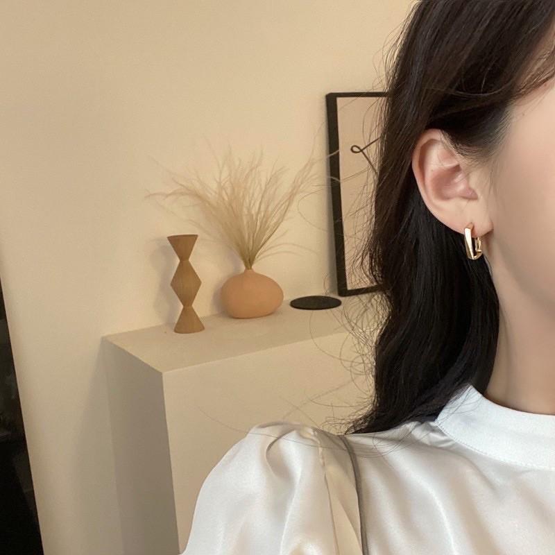 ️ KHUYÊN TAI HÌNH HỌC ️ silver S925 - Không dị ứng da - Không gỉ và siêu bền màu