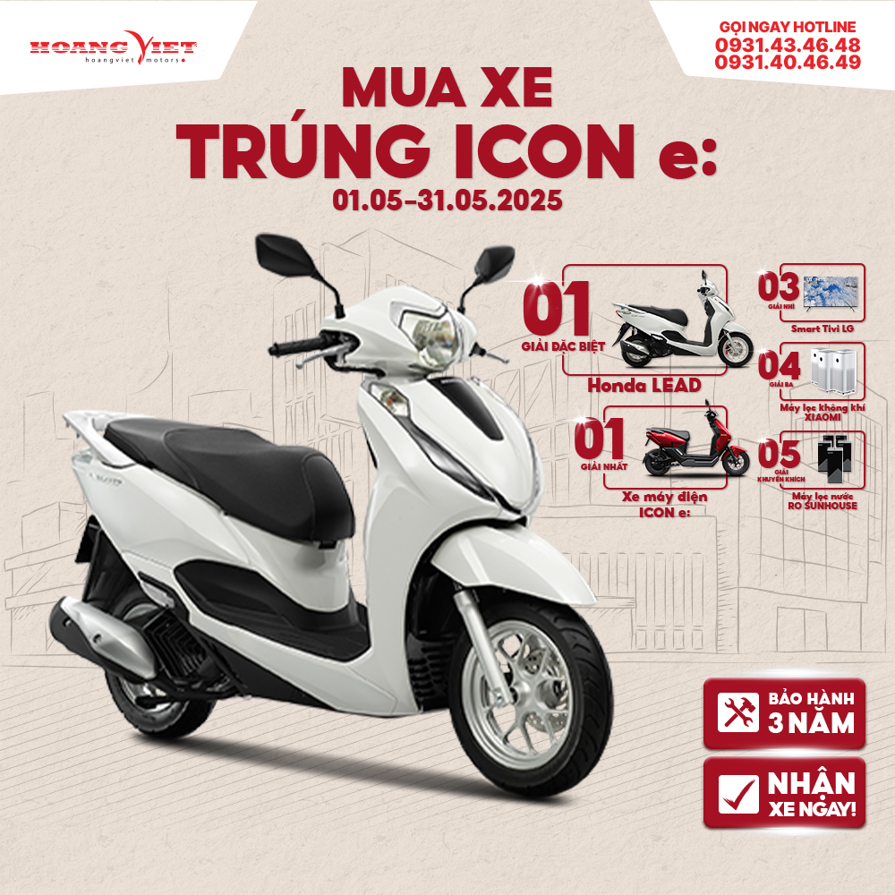 Xe máy Honda Lead 125cc 2025 - Phiên Bản Tiêu Chuẩn