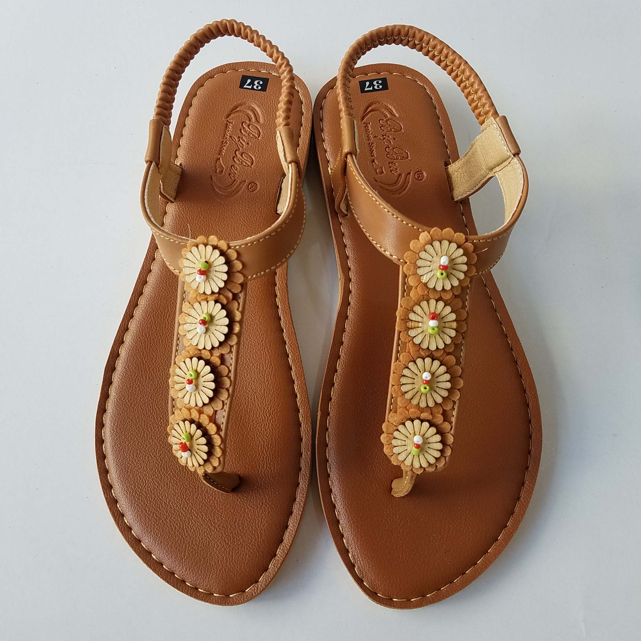 Giày sandal nữ da bò thật cao cấp HKT260