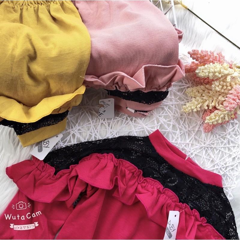 ÁO KIỂU CHẤT COTTON LEN CHO BÉ GÁI
