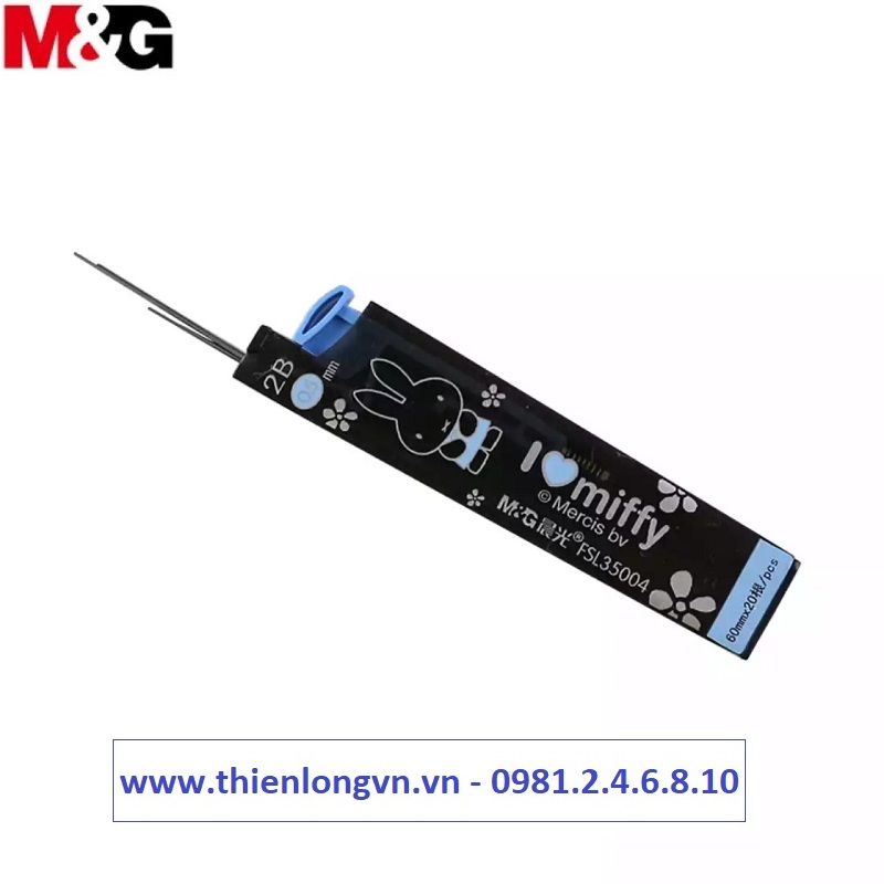 Ruột chì kim 0.5mm M&amp;G - FSL35004 - 2B (giao màu ngẫu nhiên)