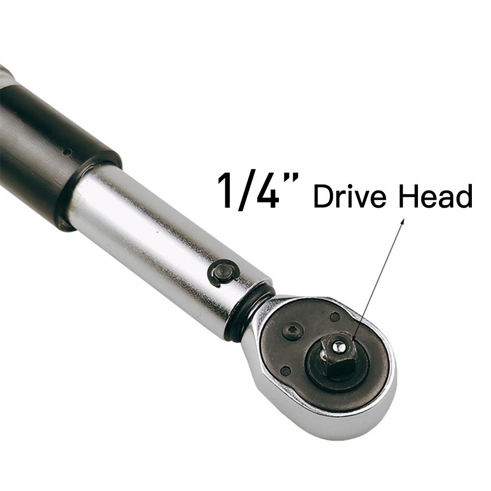 Bicycle Torque Wrench Tool 1/4 Inch Driver Allen Key Tool Socket Set Kit 2-20Nm Bike Maintenance Repair Tool Kit