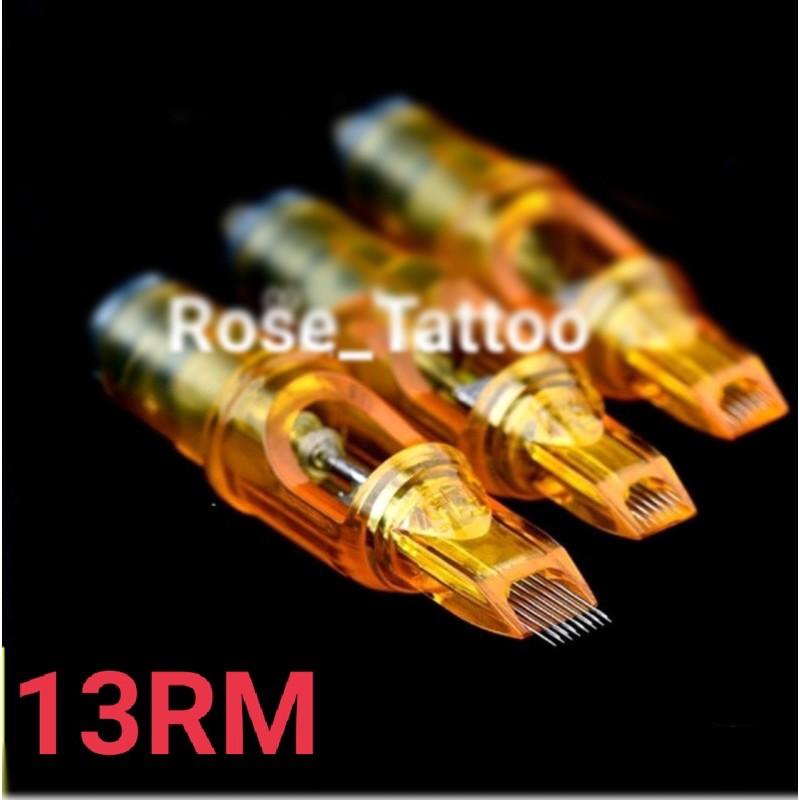 5 kim 13RM ngang đánh bóng Dragon yellow Cho máy pen xăm hình và xăm thẩm mĩ