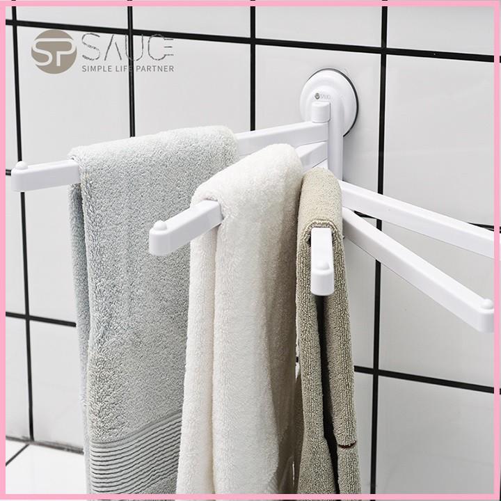 RE0327.1 Móc treo quần áo nhà tắm dán tường 5 tay - Móc treo đồ nhà tắm - Móc áo dán tường