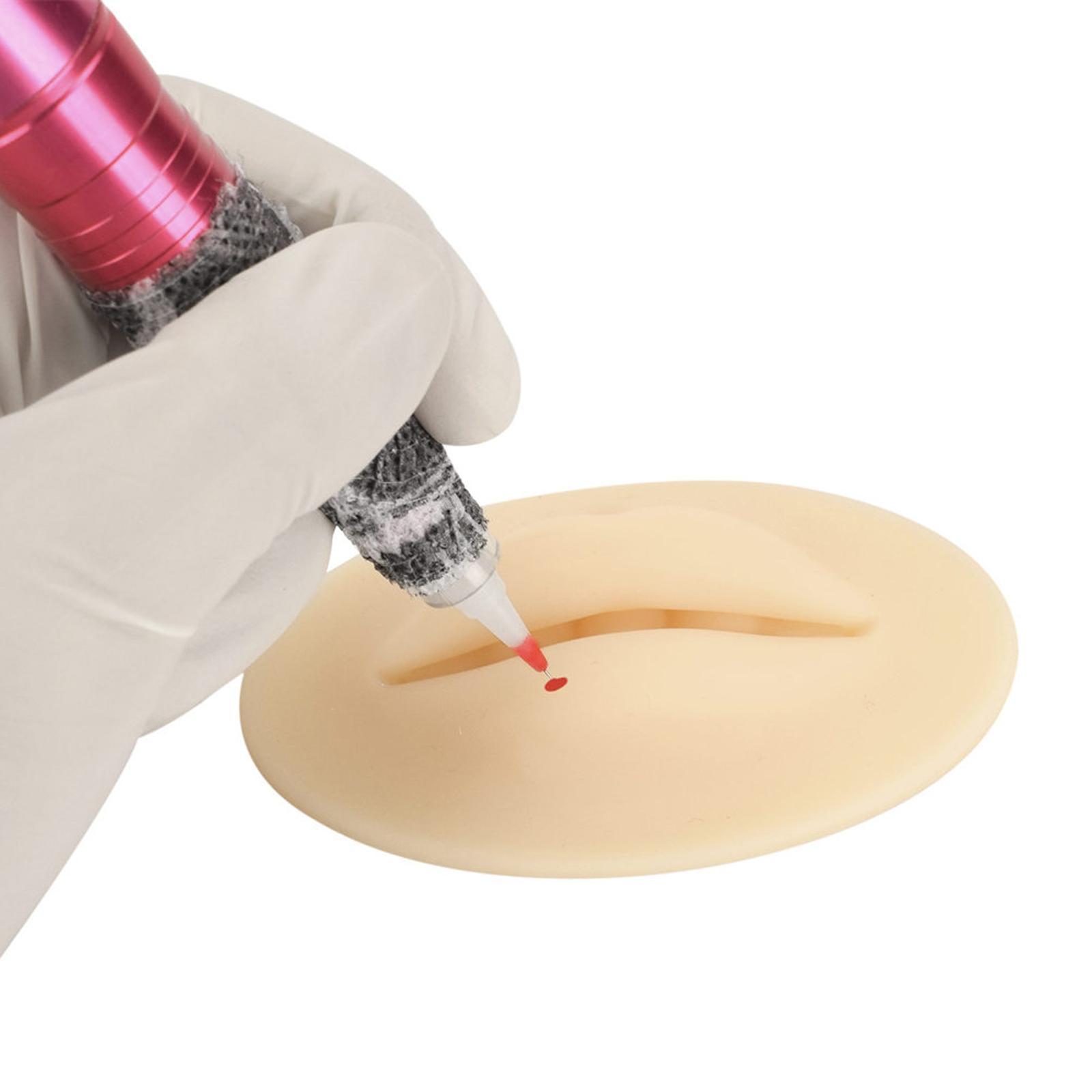 3D Practice Silicone Fake Lip Model Mouth Lip Model for  Artists