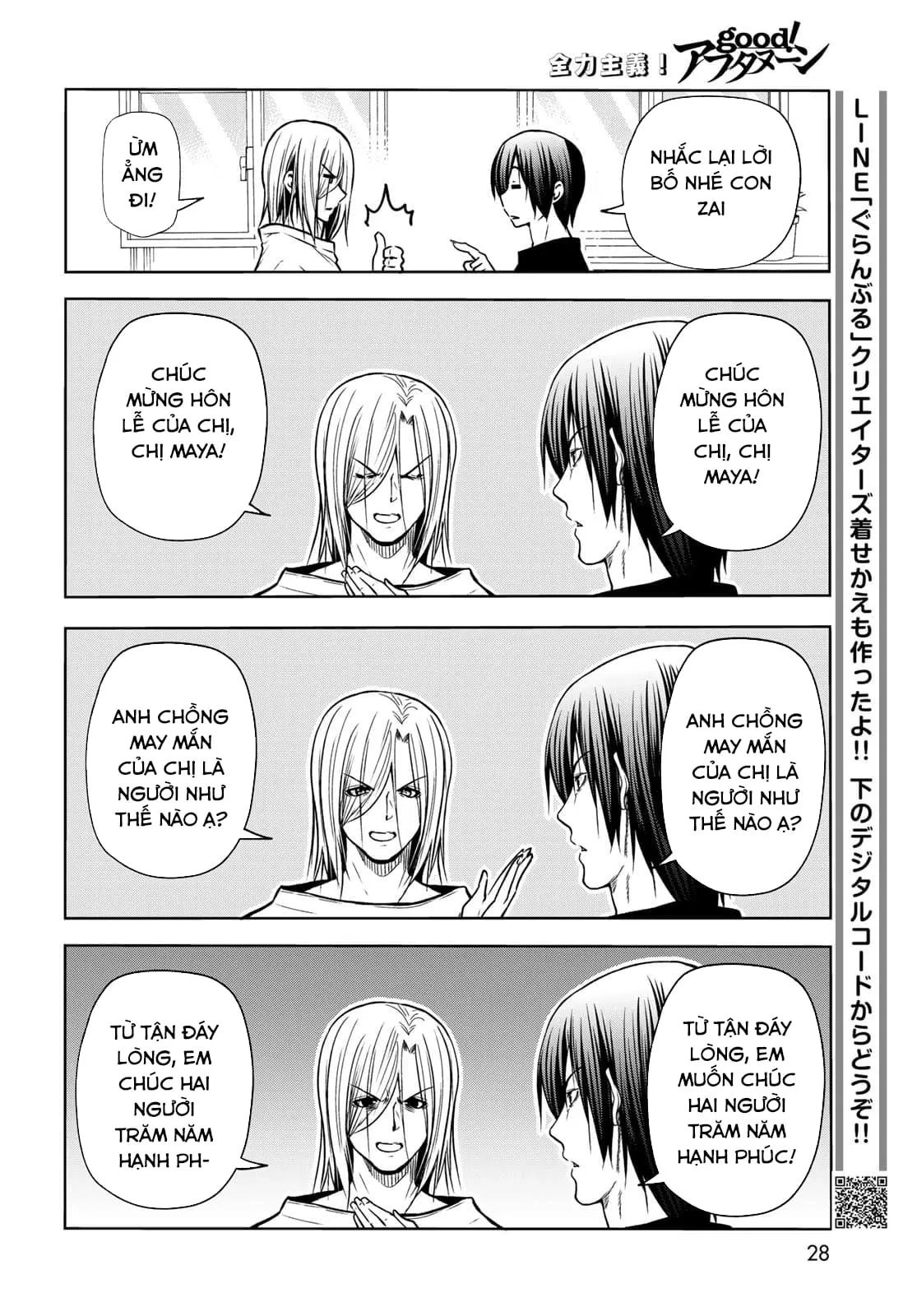 cô gái thích lặn - grand blue chapter 72 6