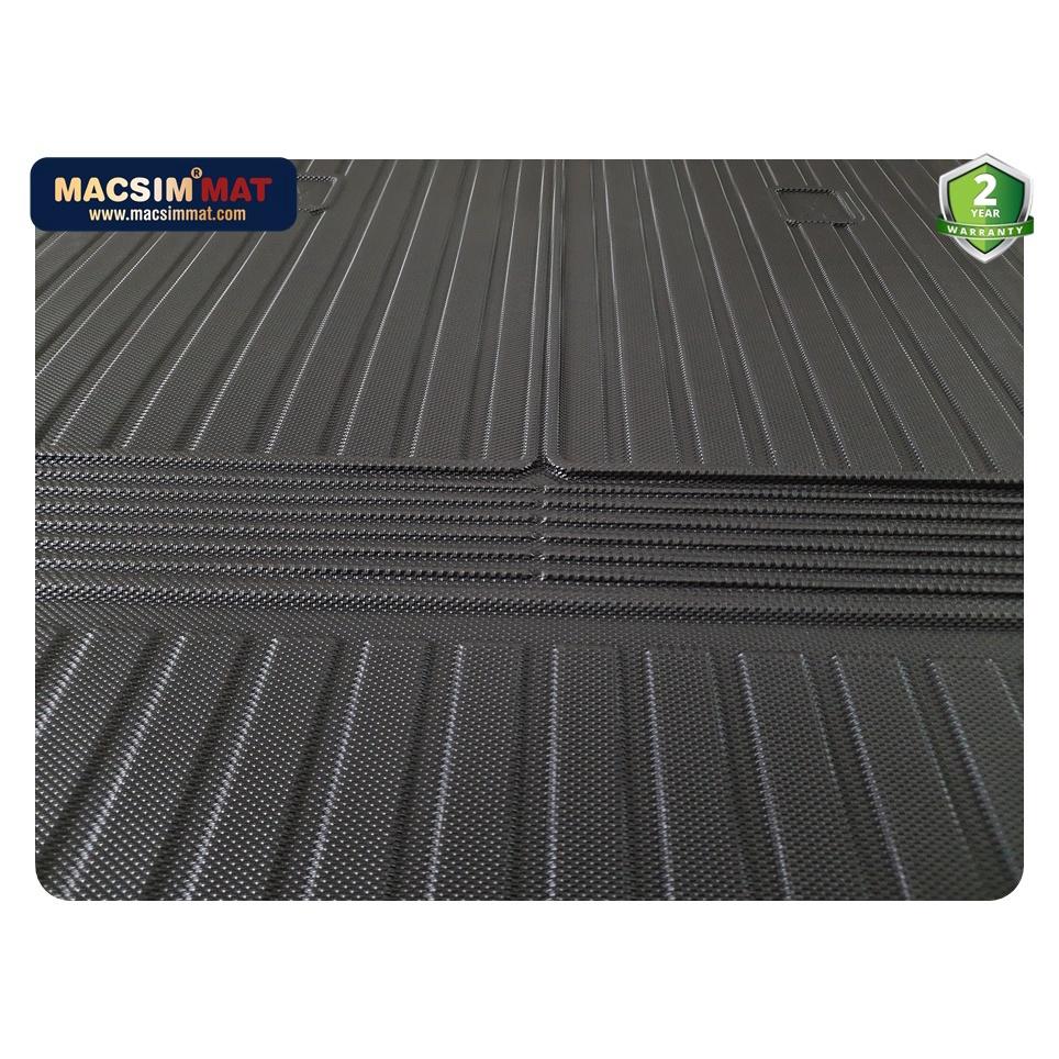 Thảm lót cốp xe ô tô BMW X7 2019+ nhãn hiệu Macsim chất liệu TPV cao cấp màu đen