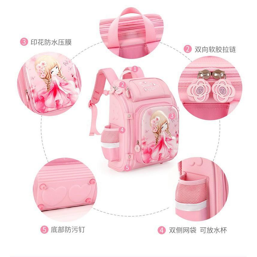 Balo Học Sinh - BALO ĐỦ SIZE️ Balo Cho Bé Cấp 1 Chống Gù, Có Phản Quang, Chống Thấm Nước, Nhiều Ngăn Tiện Dụng.